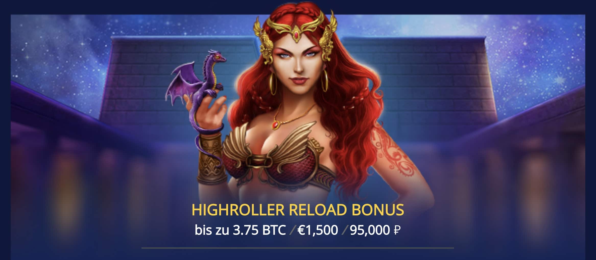 BetChain Casino HIGHROLLER RELOAD BONUS