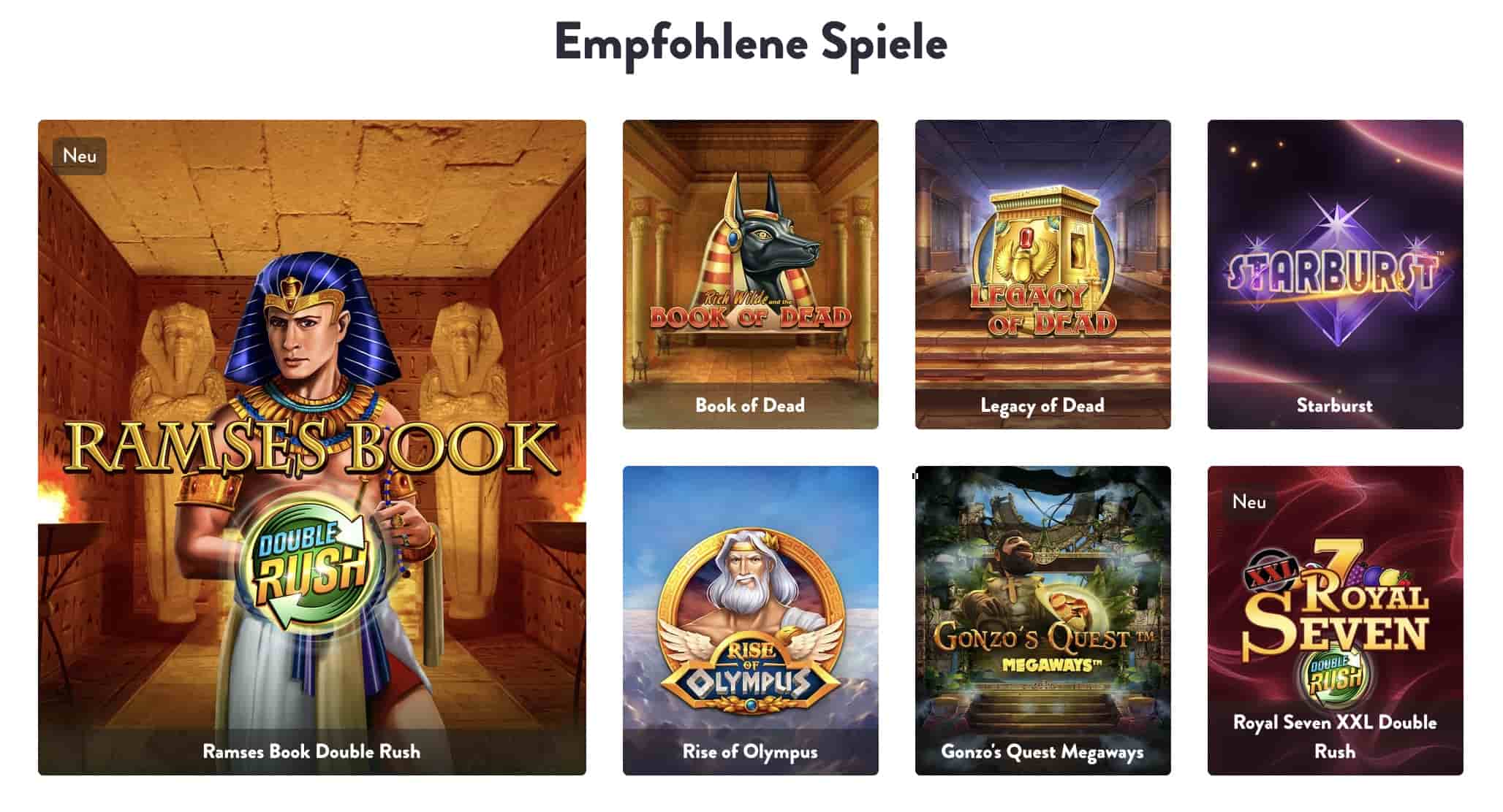 Dunder Empfohlene Spiele